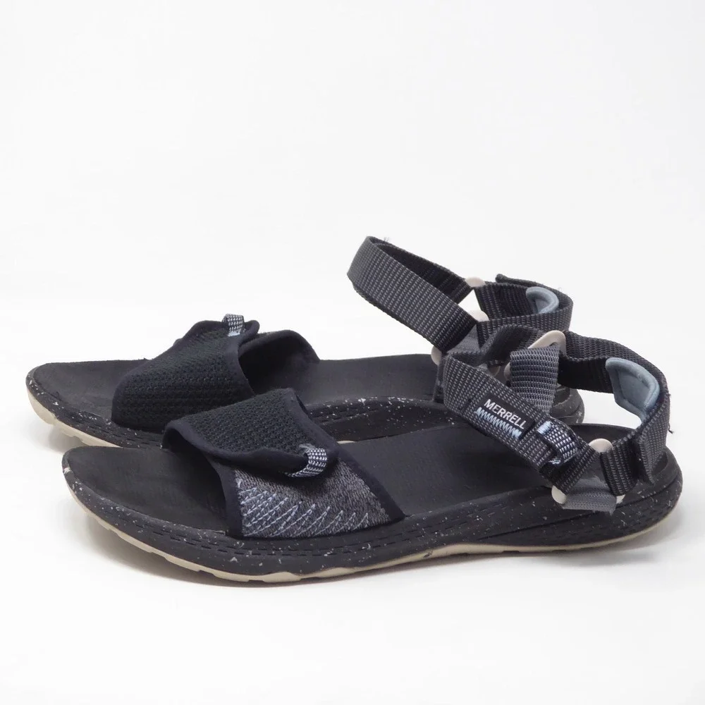 Merrell Womens Bravada Backstrap Sandals Black Strappy Quantum Grip Size 9